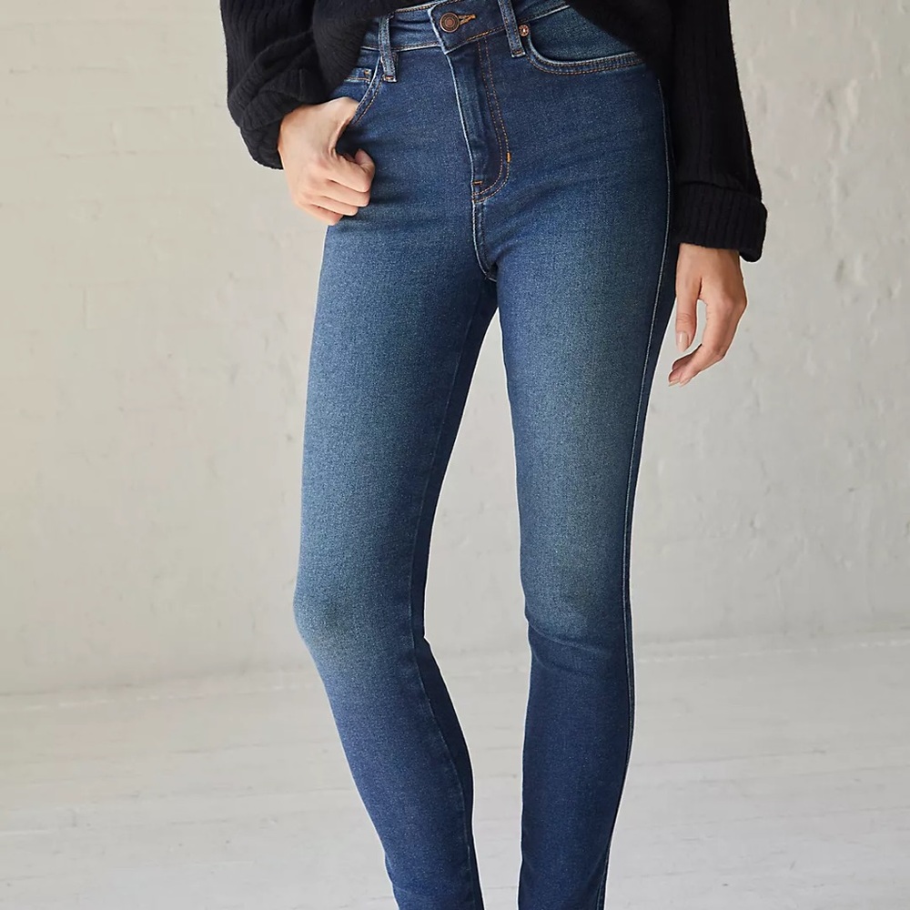 Free people high rise skinny jeans